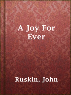 cover image of A Joy For Ever